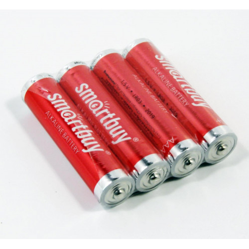 Батарейки AAA Smartbuy, алкалиновые, блистер 4шт.