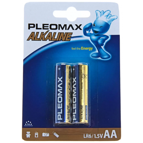 Батарейки AA Samsung Pleomax Alkaline LR6, 2 шт.