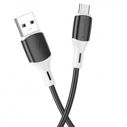 Кабель USB - Micro-usb Borofone BX79, 2.4А, 1м, черный