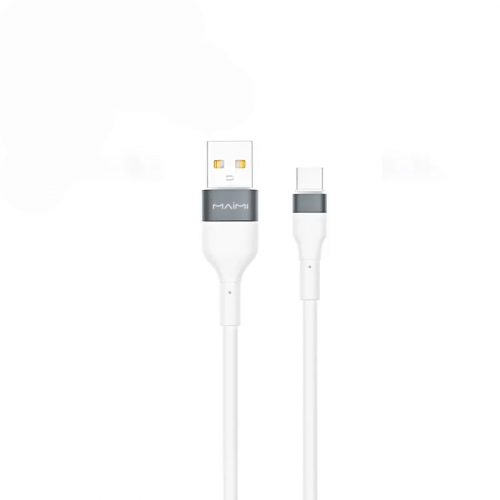 Кабель USB - Type-C Maimi X61, 3А, 1.2м, белый
