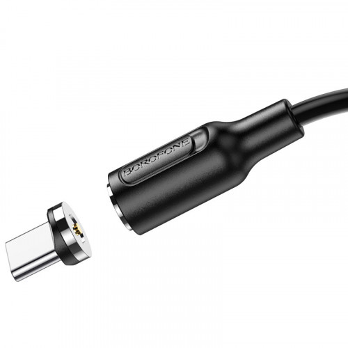 Кабель USB - Type-C Borofone BX41 магнитный, 3А, 1м, черный