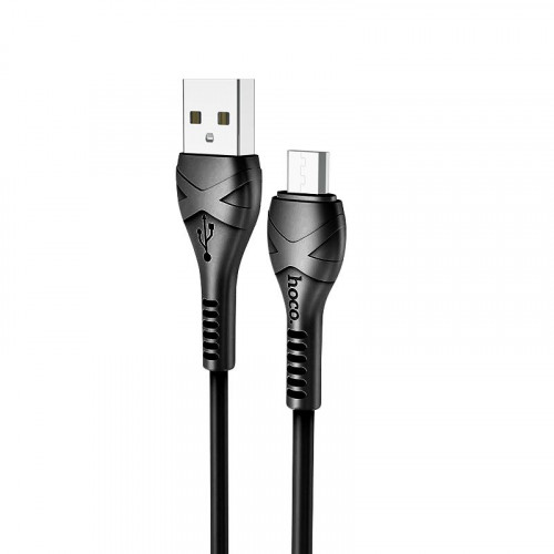 Кабель USB - Micro-usb HOCO X37, 2.4А, 1м, черный по цене 150 ₽
