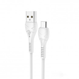 Кабель USB - Micro-usb HOCO X37, 2.4А, 1м, белый