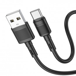 Кабель USB - Type-C HOCO X83, 3А, 1м, черный