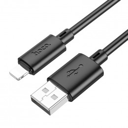 Кабель USB - Lightning HOCO X88, 2.4А, 1м, Черный