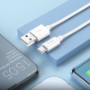 Кабель USB - Type-C HOCO X87, 3А, 1м, силиконовый, белый