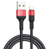 Кабель USB - Type-C HOCO X26, 3А, 1м, черный