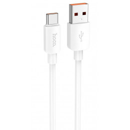 Кабель USB - Type-C HOCO X96, 100W, 1м, белый