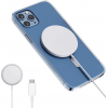 Беспроводное магнитное зарядное устройство для IPhone MagSafe Charger по цене 390 ₽