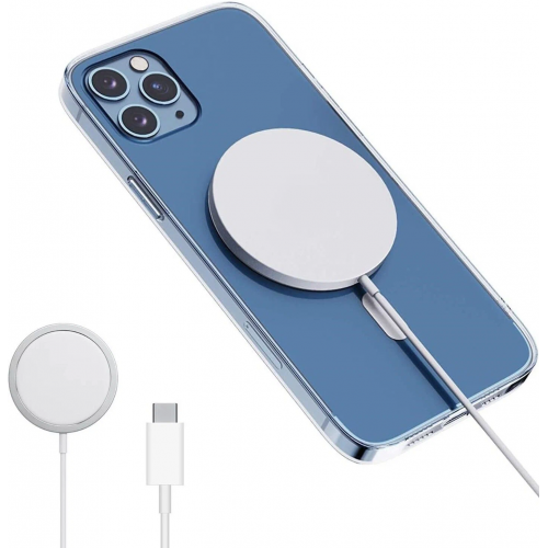 Беспроводное магнитное зарядное устройство для IPhone MagSafe Charger по цене 390 ₽
