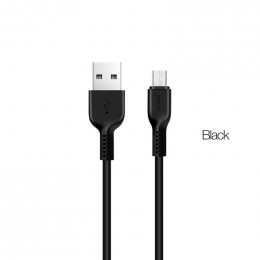 Кабель USB - Micro-usb HOCO X20, 2.4А, 1м, черный