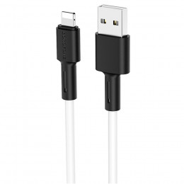 Кабель USB - Lightning Borofone BX31, 2.4А, 1м, белый