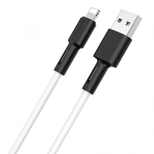 Кабель USB - Lightning Borofone BX31, 2.4А, 1м, белый