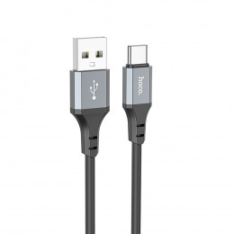 Кабель USB - Type-C HOCO X92, 3А, 3м, силиконовый, черный