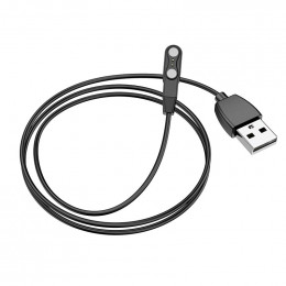 Кабель USB HOCO для смарт-часов Y3/Y4 магнитный, 0.61м, черный