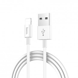 Кабель USB - Lightning HOCO X23, 2.4А, 1м, белый