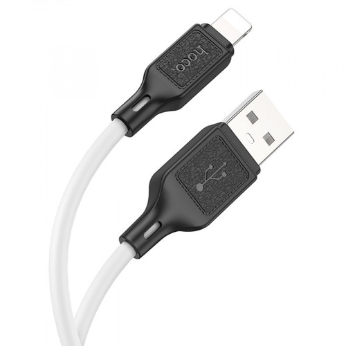 Кабель USB - Lightning HOCO X90, 2.4А, 1м, силикон, белый