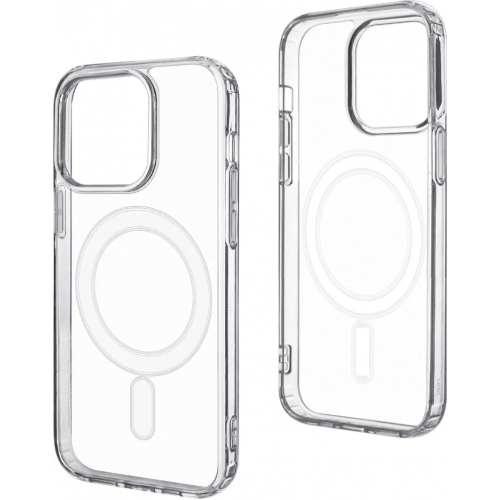 Чехол iPhone 15 Pro MagSafe прозрачный