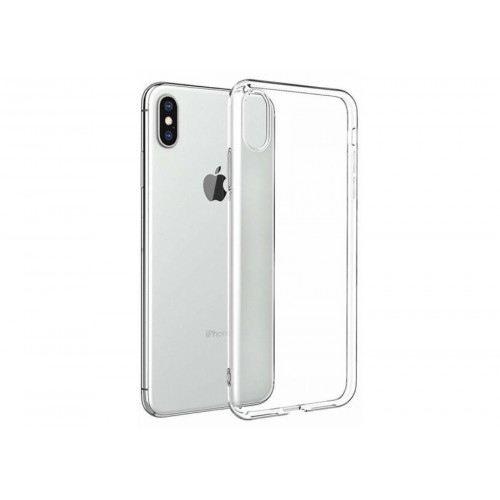 Чехол iPhone X/Xs силиконовый прозрачный по цене 100 ₽