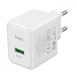 СЗУ USB HOCO CS12A, 3A, 18W, QC3.0, белый