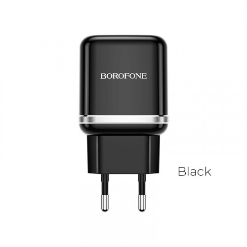 СЗУ USB Borofone BA36A, QC3.0, 18W, черный