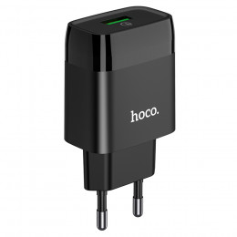СЗУ USB HOCO C72Q, 3A, 18W, QC3.0, черный