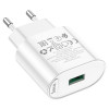 СЗУ HOCO C109A 1xUSB, 3A, 18W, QC3.0, белый