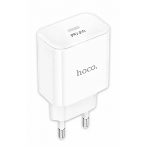 СЗУ HOCO C76A Pro 1xUSB-C, 3A, 30W, QC3.0, белый