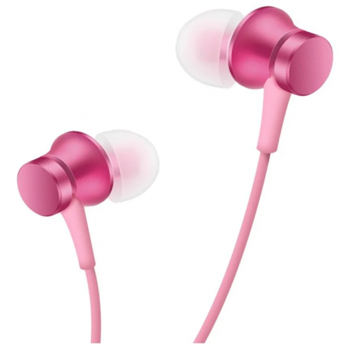 Проводные наушники Xiaomi Mi In-Ear Headphones Basic, розовый по цене 490 ₽