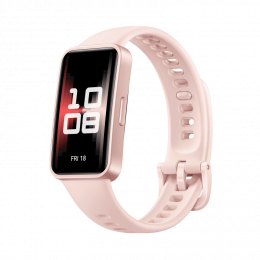 Фитнес браслет Huawei Band 9, розовый / розовый силиконовый ремешок (RU)