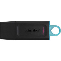 USB Flash накопитель 64GB Kingston DataTraveler Exodia (DTX/64GB), USB 3.2, Черный