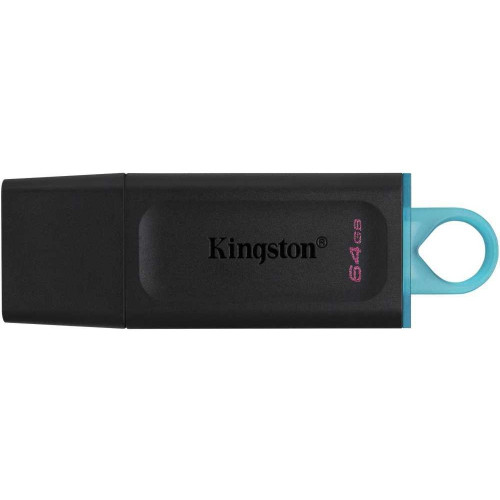 USB Flash накопитель 64GB Kingston DataTraveler Exodia (DTX/64GB), USB 3.2, Черный по цене 650 ₽