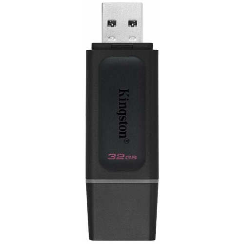 USB Flash накопитель 32GB Kingston DataTraveler Exodia (DTX/32GB), USB 3.2, черный/серый