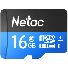 Карта памяти 16GB Netac P500 MicroSDHC Class 10 UHS-I 80MB/s (NT02P500STN-016G-S)