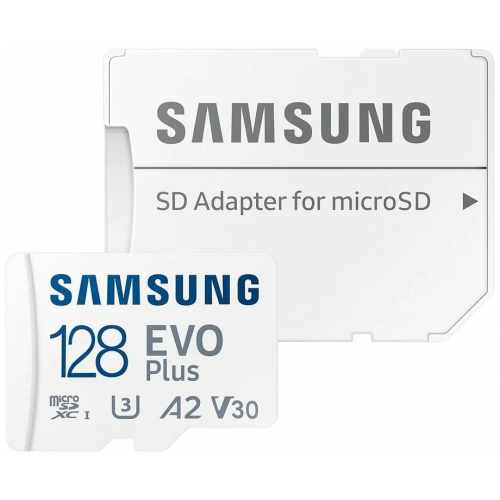 Карта памяти Samsung EVO Plus microSDXC 128 ГБ [MB-MC128KA/EU] по цене 1 100 ₽