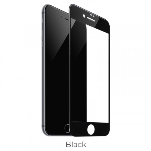 Защитное стекло тех.пак. для iPhone 7/iPhone 8/iPhone SE 2020, черное по цене 200 ₽