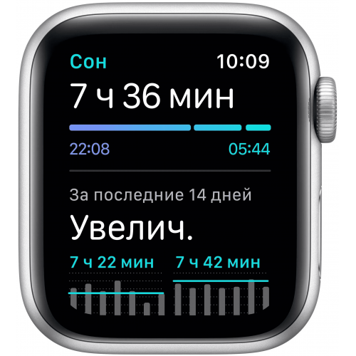 Умные часы Apple Watch SE 40 мм Aluminium Case GPS, серебристый/синий по цене 19 390 ₽