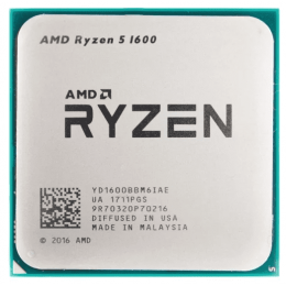 Процессор AMD Ryzen 5 1600 AM4, 6 x 3200 МГц, OEM (бывший в употреблении)