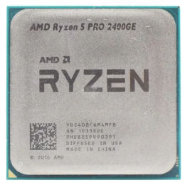 Процессор AMD Ryzen 5 PRO 2400GE AM4, 4 x 3200 МГц, OEM (Used)