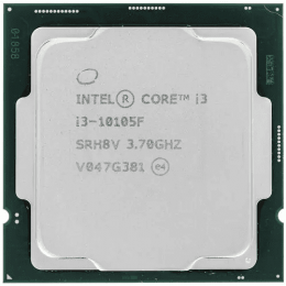 Процессор Intel Core i3-10105F LGA1200, 4 x 3700 МГц, OEM