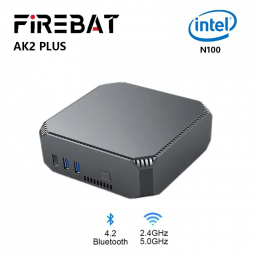 Мини ПК FIREBAT AK2 Plus Intel N100/Windows 11/8GB DDR4/Nvme SSD 256GB/WIFI5/BT4.2