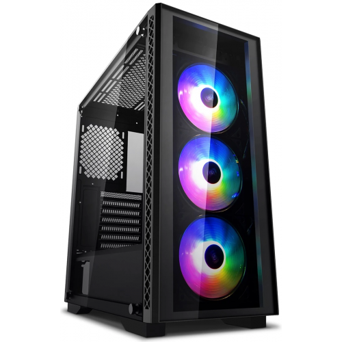 Корпус DEEPCOOL MATREXX 50 ADD-RGB 3F [DP-ATX-MATREXX50-AR-3F-US], черный