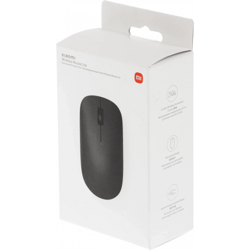 Беспроводная мышь Xiaomi Wireless Mouse Lite, черный (XMWXSB01YM)