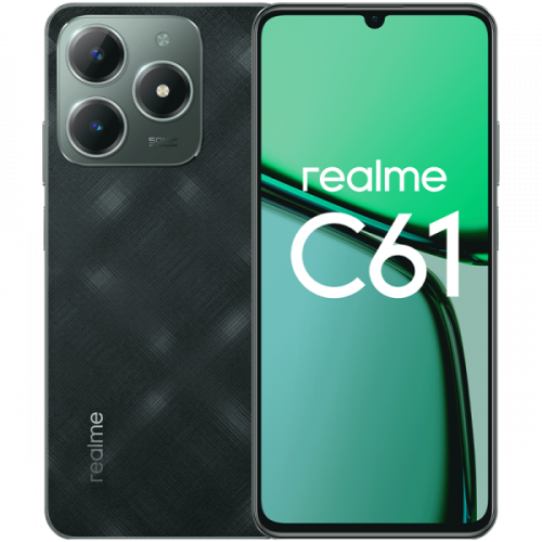 Смартфон Realme C61 6/128GB, темно-зеленый (RU)