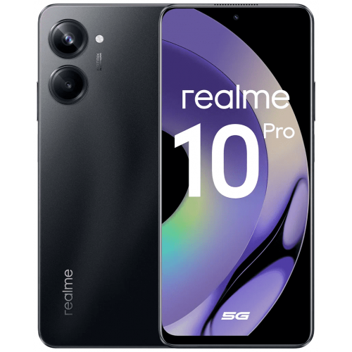 Смартфон Realme 10 Pro 5G 8/128GB, черный (RU) по цене 19 990 ₽
