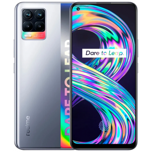 Смартфон Realme 8 6/128GB, серебряный (RU)