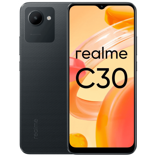 Смартфон Realme C30 2/32GB, черный (RU) по цене 5 490 ₽