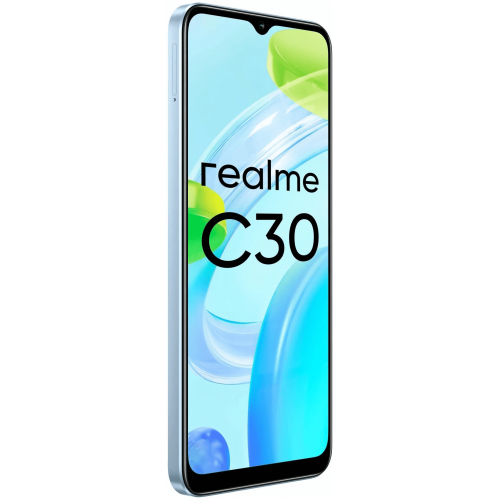 Смартфон Realme C30 2/32GB, голубой (RU) по цене 4 490 ₽