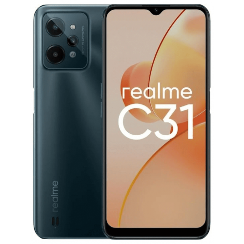 Смартфон Realme C31 4/64GB, темно-зеленый (RU) по цене 6 490 ₽