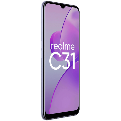 Смартфон Realme C31 3/32GB, серебряный (RU) по цене 5 490 ₽
